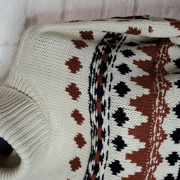 Anthropoloie Guest Brand Cloth Nordic Knit Sweater - Picture 3 of 13